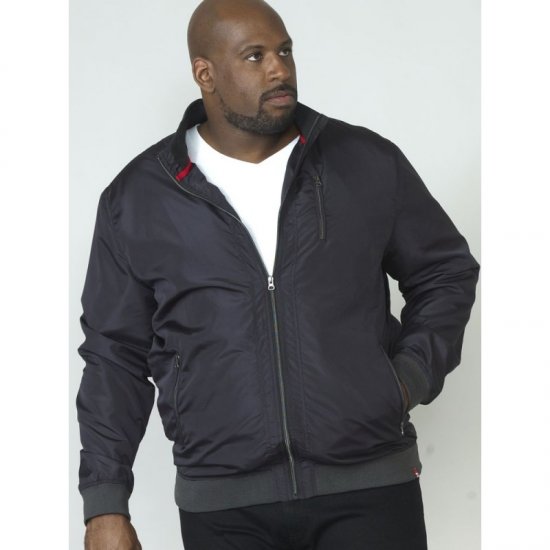 D555 Terron Bomber Jacket Black - Якета - мъжки якета големи размери
