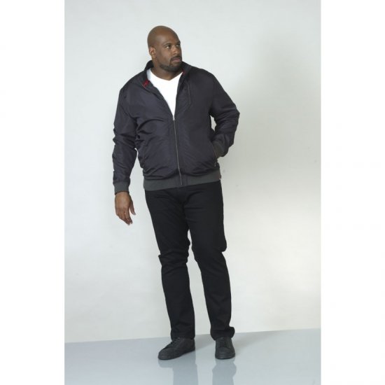 D555 Terron Bomber Jacket Black - Якета - мъжки якета големи размери