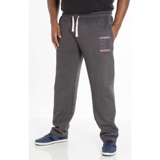 D555 Portland Sweatpants Charcoal - Спортни панталони & Kъси панталони - мъжки спортни панталони големи размери