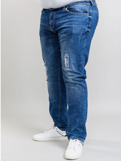 D555 Boxwell Ripped Jeans Stonewash - Дънки и панталони - мъжки Дънки и панталони големи размери