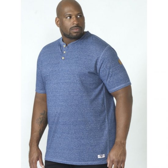 D555 Daniel Grandad T-shirt Denim - Тениски - мъжки тениски големи размери