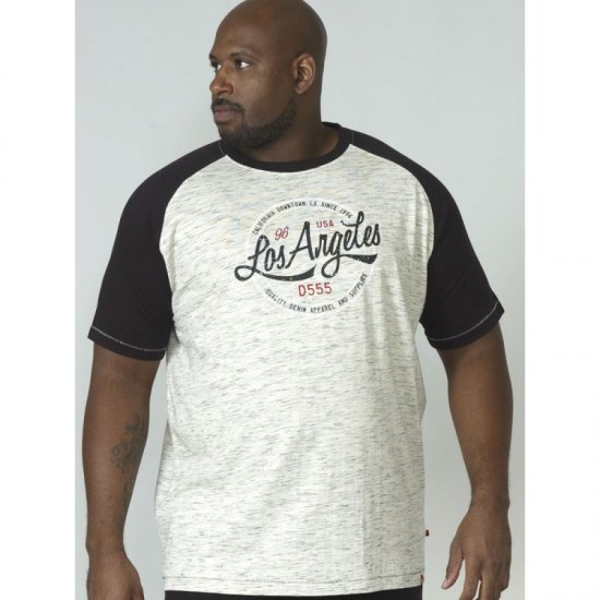 D555 Judson T-shirt Grey - Тениски - мъжки тениски големи размери