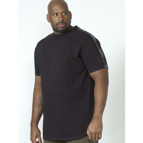 D555 Kambria Couture T-shirt Black - Тениски - мъжки тениски големи размери