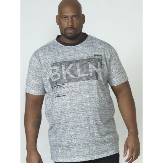 D555 NewYork Brooklyn T-shirt Black - Тениски - мъжки тениски големи размери
