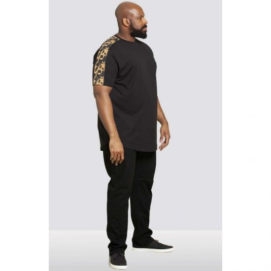 D555 Damien Couture T-shirt Black - Тениски - мъжки тениски големи размери