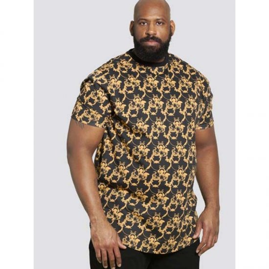 D555 Dave Couture T-shirt Black - Тениски - мъжки тениски големи размери
