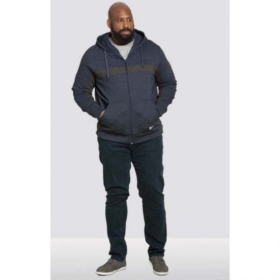 D555 Louisiana Hoodie Navy - Суичъри & cуичъри с качулка - мъжки суичъри големи размери