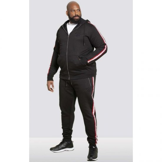 D555 Kentucky Hoodie Black - Суичъри & cуичъри с качулка - мъжки суичъри големи размери