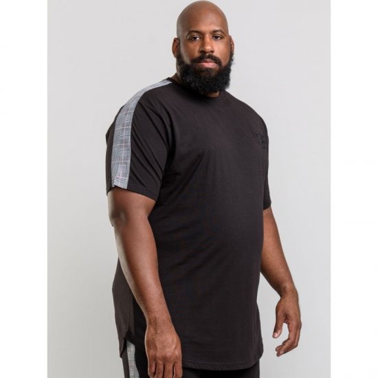 D555 Diaz T-shirt Black - Тениски - мъжки тениски големи размери