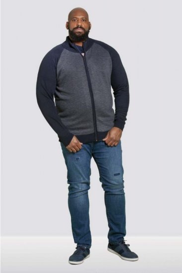 D555 Tanner Sweater Navy - Суичъри & cуичъри с качулка - мъжки суичъри големи размери