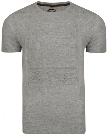 Slazenger Kurtis T-shirt Grey - Тениски - мъжки тениски големи размери