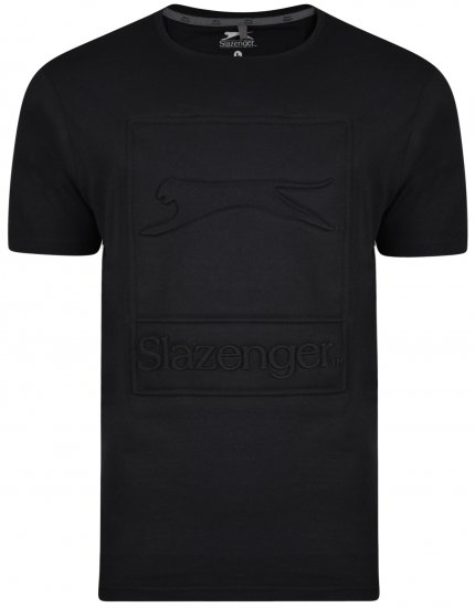 Slazenger Kurtis T-shirt Black - Тениски - мъжки тениски големи размери