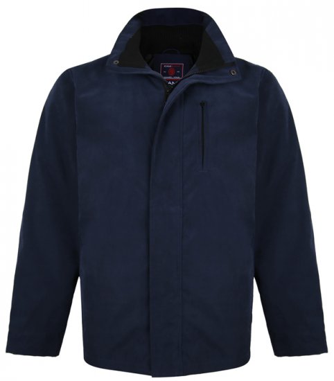 Kam Jeans KV111 Smart Casual Jacket Navy - Якета - мъжки якета големи размери