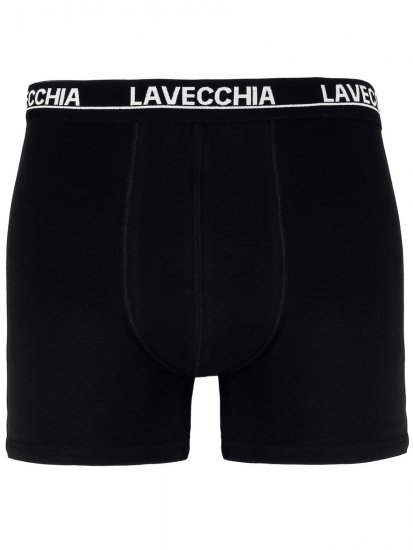 Lavecchia 1020 Boxershorts 3-pack Black/Charcoal/White - Бельо & Бански шорти - Мъжко бельо големи размери