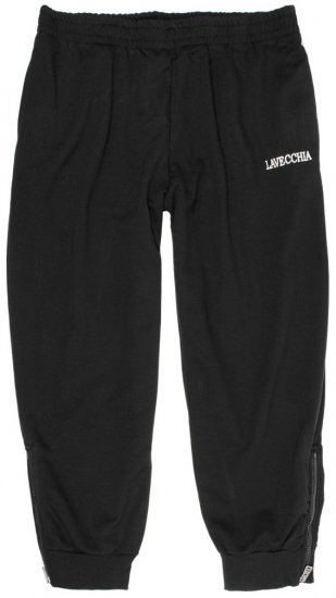 Lavecchia 2018 Sweatpants with Zippered Cuff Black - Спортни панталони & Kъси панталони - мъжки спортни панталони големи размери