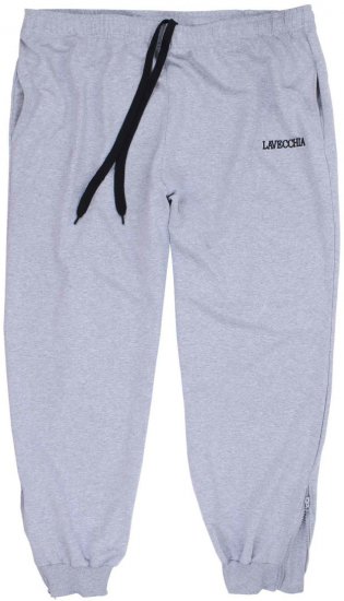 Lavecchia 2018 Sweatpants with Zippered Cuff Grey - Спортни панталони & Kъси панталони - мъжки спортни панталони големи размери