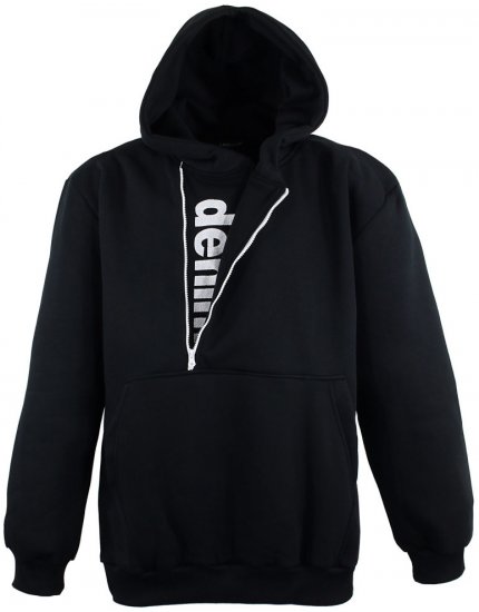 Lavecchia 214 Half-zip Hoodie Black - Суичъри & cуичъри с качулка - мъжки суичъри големи размери