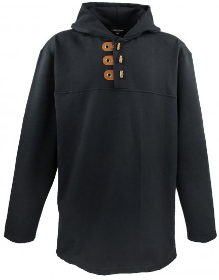 Lavecchia 605 Pullover Hoodie Black - Суичъри & cуичъри с качулка - мъжки суичъри големи размери