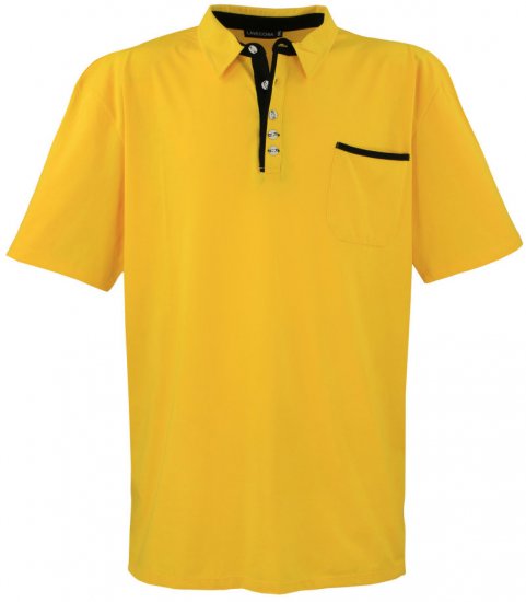 Lavecchia 1701 Jersey Poloshirt Yellow - Поло тениски - мъжки тениски с яка големи размери