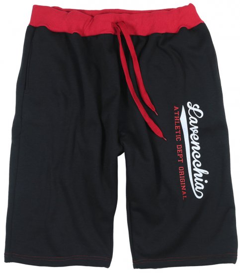 Lavecchia 2017 Sweatshorts Black/Red - Спортни панталони & Kъси панталони - мъжки спортни панталони големи размери