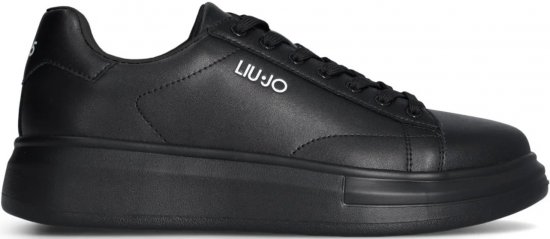 Liu Jo Big 01 Leather Sneakers Black/Black - Мъжки oбувки 40-52 - 