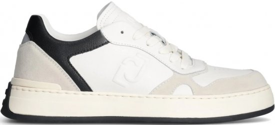 Liu Jo Boy 01 Leather/Suede Sneakers White/Black - Мъжки oбувки 40-52 - 
