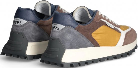 Liu Jo Running 02 Sneakers Brown/Blue/Tan - Мъжки oбувки 40-52 - 