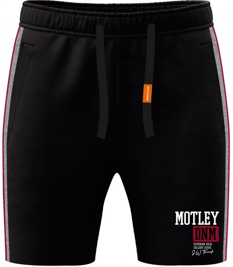 Motley Denim Liverpool Sweatshorts Black - Спортни панталони & Kъси панталони - мъжки спортни панталони големи размери