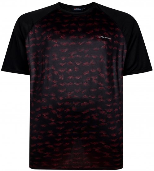 Espionage LW157 Performance T-shirt Black/Red - Спортни дрехи & Връхно облекло - мъжки спортни екипи големи размери