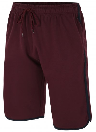 Kam Jeans 3312 Jersey Gym Shorts Burgundy - Спортни панталони & Kъси панталони - мъжки спортни панталони големи размери