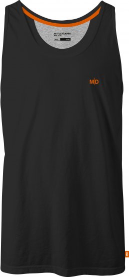 Motley Denim Madrid Tank top Black - Тениски - мъжки тениски големи размери