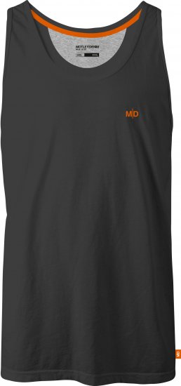 Motley Denim Madrid Tank top Charcoal - Тениски - мъжки тениски големи размери