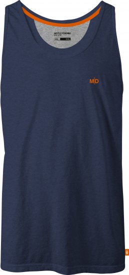 Motley Denim Madrid Tank top Dark Indigo - Тениски - мъжки тениски големи размери