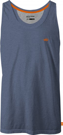 Motley Denim Madrid Tank top Light Indigo - Тениски - мъжки тениски големи размери