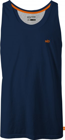 Motley Denim Madrid Tank top Navy - Тениски - мъжки тениски големи размери