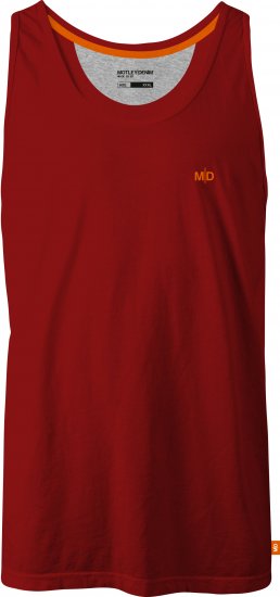 Motley Denim Madrid Tank top Red - Тениски - мъжки тениски големи размери