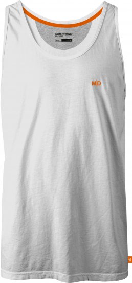 Motley Denim Madrid Tank top White - Тениски - мъжки тениски големи размери