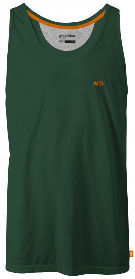 Motley Denim Madrid Tank top Racing Green - Тениски - мъжки тениски големи размери