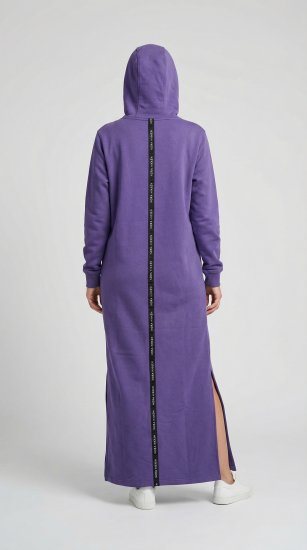 Nora Mikken MARI Maxi Hoodie Dress Purple - Суичъри & cуичъри с качулка - 
