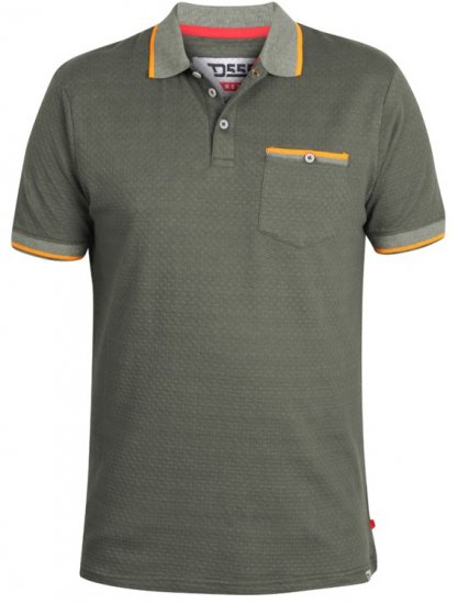 D555 Marshall Polo Khaki - Поло тениски - мъжки тениски с яка големи размери
