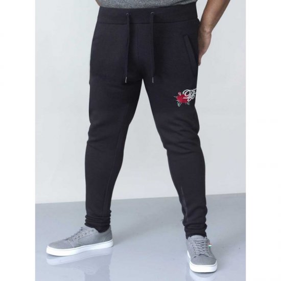 D555 Matt Fashion Sweatpants Black - Спортни панталони & Kъси панталони - мъжки спортни панталони големи размери
