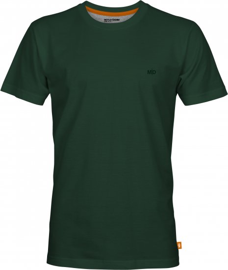 Motley Denim Malaga T-Shirt Racing Green - Тениски - мъжки тениски големи размери