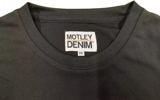 Motley Denim Technical T-shirt Black - Спортни дрехи & Връхно облекло - мъжки спортни екипи големи размери