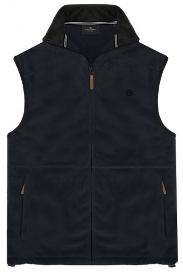 Double Outfitters MFT-7089 Sleeveless Fleece Vest Navy - Якета - мъжки якета големи размери