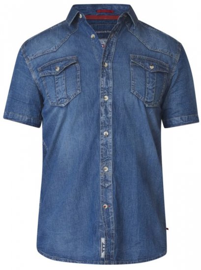 D555 Mike Denim Shirt - Ризи - мъжки ризи големи размери