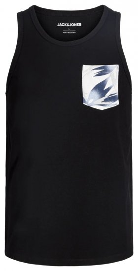 Jack & Jones Honolulu Pocket Tanktop Black - Тениски - мъжки тениски големи размери