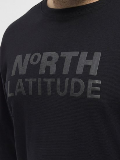 North Latitude 53123 Суитшърт с лого Черно - Суичъри & cуичъри с качулка - мъжки суичъри големи размери