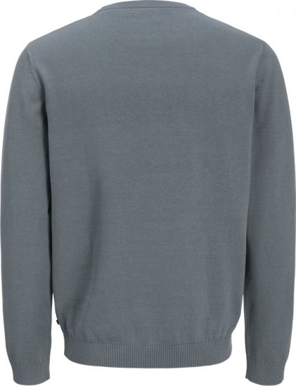 Jack & Jones BASIC Knitted Sweater Grey - Суичъри & cуичъри с качулка - мъжки суичъри големи размери