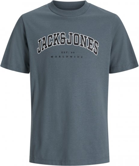 Jack & Jones Caleb Varsity T-Shirt Grey - Тениски - мъжки тениски големи размери