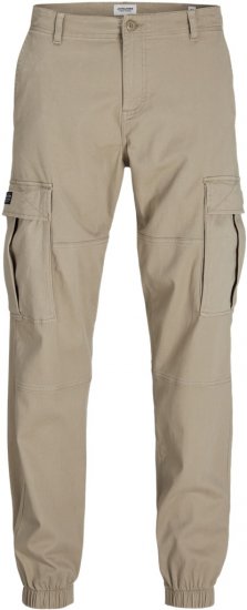 Jack & Jones Jonnie Cuffed Cargo Pants Beige - Дънки и панталони - мъжки Дънки и панталони големи размери